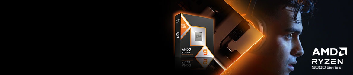 Denne legende kan ikke besejres Vi introducerer verdens mest avancerede desktop-processorer til gaming - AMD Ryzen™ 9000X3D-serien