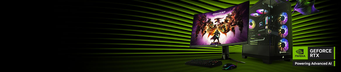 Game Changer PC'er fra GeForce RTX 50-serien, drevet af Blackwell og AI, fås nu hos PCSpecialist