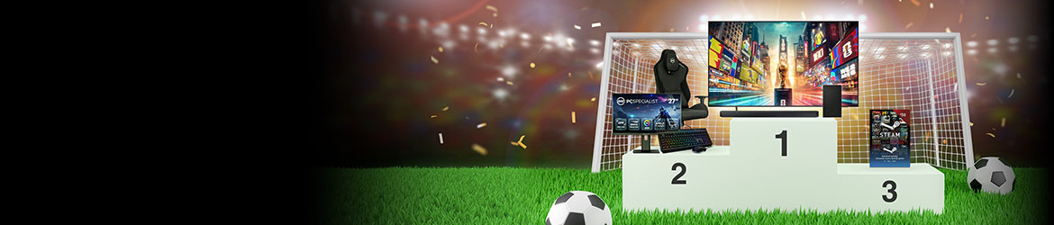 Lav en god scoring til VM PCSpecialist giver dig en chance for at vinde 1 af 3 præmier lige i tide til kickoff.
