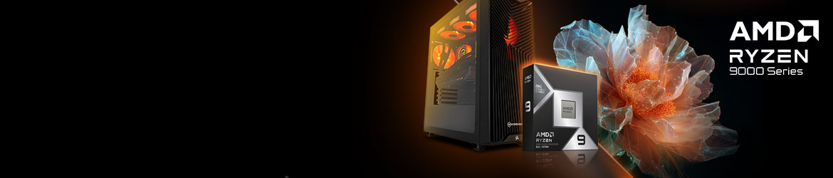 To anvendelsesformål. Én legende. AMD Ryzen™ 9 9950X3D2 er nu tilgængelig for konfiguration hos PCSpecialist. Én processor til arbejde og spil uden kompromisser.