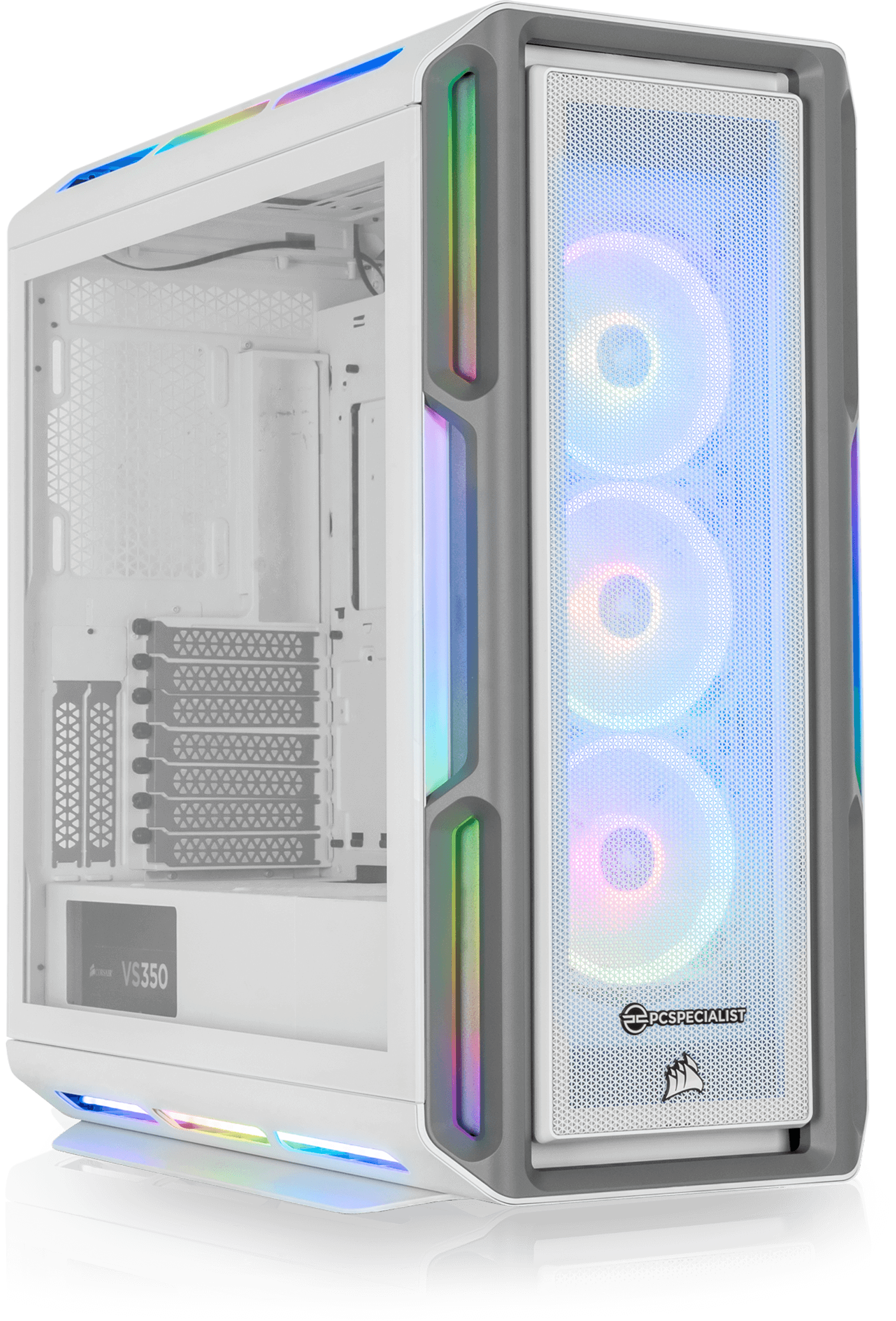 PCSPECIALIST - Konfigurer Luna Ultra White Gaming PC, så den passer dine krav.