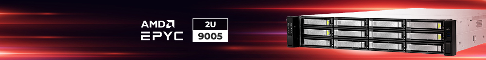 AMD® EPYC™ 9004 og 9005 Series 2U-servere