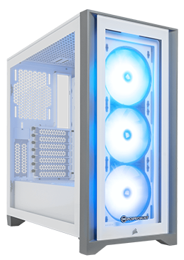 White Gaming PC Case
