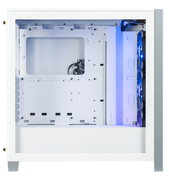 White Gaming PC Case