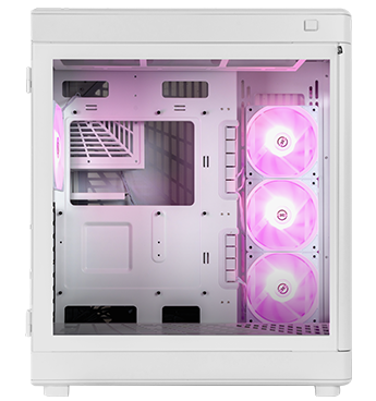White Gaming PC Case