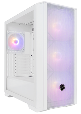 White Gaming PC Case