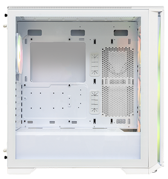 White Gaming PC Case